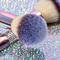 caso di cuoio Logo Foundation Makeup Brushes Rose dell'oro di 150g del set di pennelli su ordinazione di trucco
